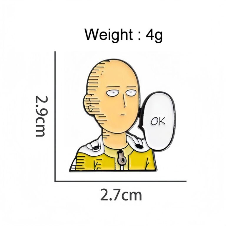 Custom Buy Saitama Pins Badge Size- CustomBlitz