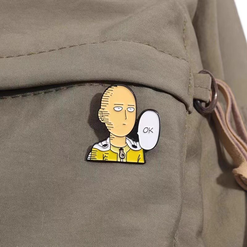 Custom Buy Saitama Pins Badge Usage Scenarios- CustomBlitz.com