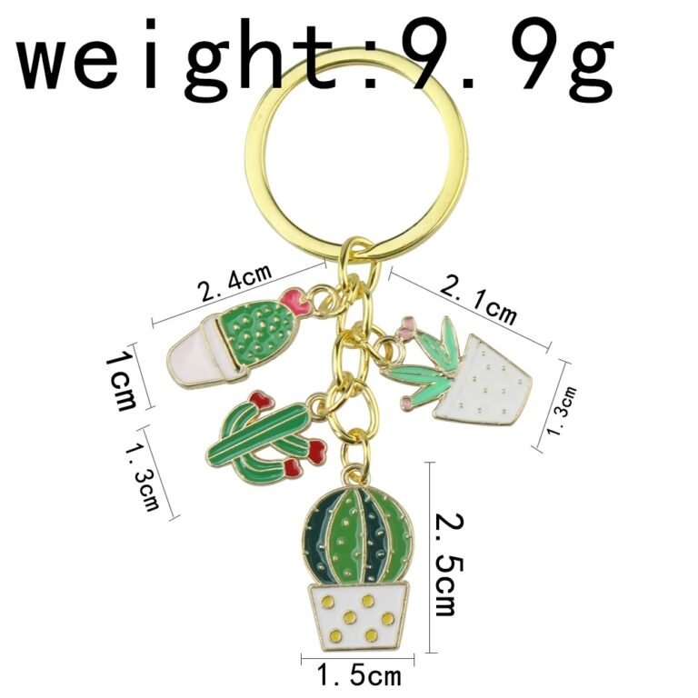 Custom Buy Cactus Keychains & Keyrings Size- CustomBlitz