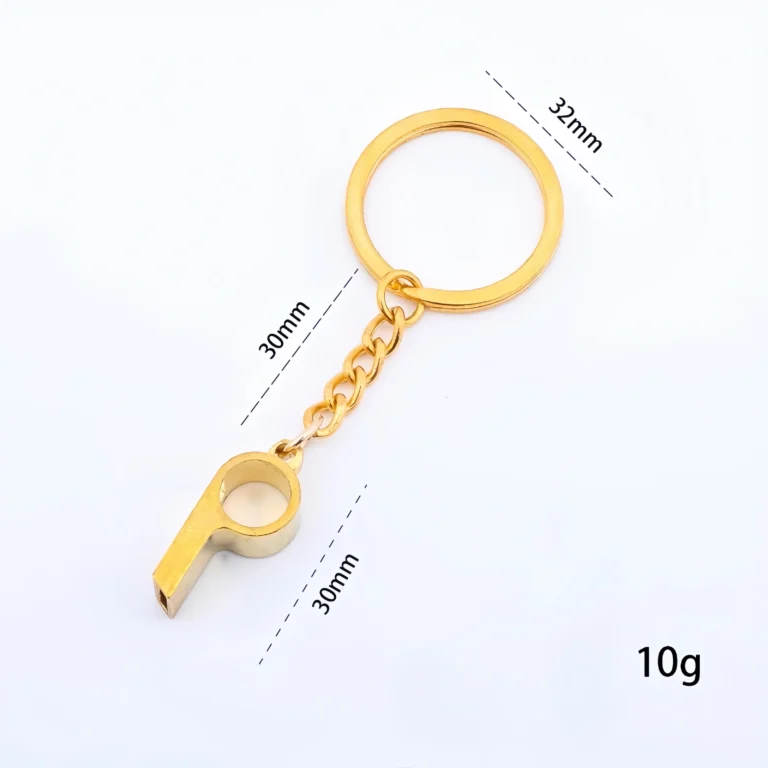 Custom Buy Whistle Keychains & Keyrings Size- CustomBlitz