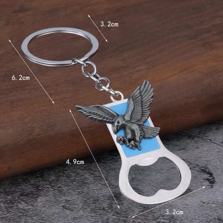 Custom Buy Eagle Keychains & Keyrings Size- CustomBlitz