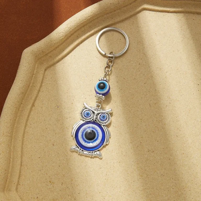 Custom Buy Owl Evil Eye Keychains & Keyrings - CustomBlitz.com
