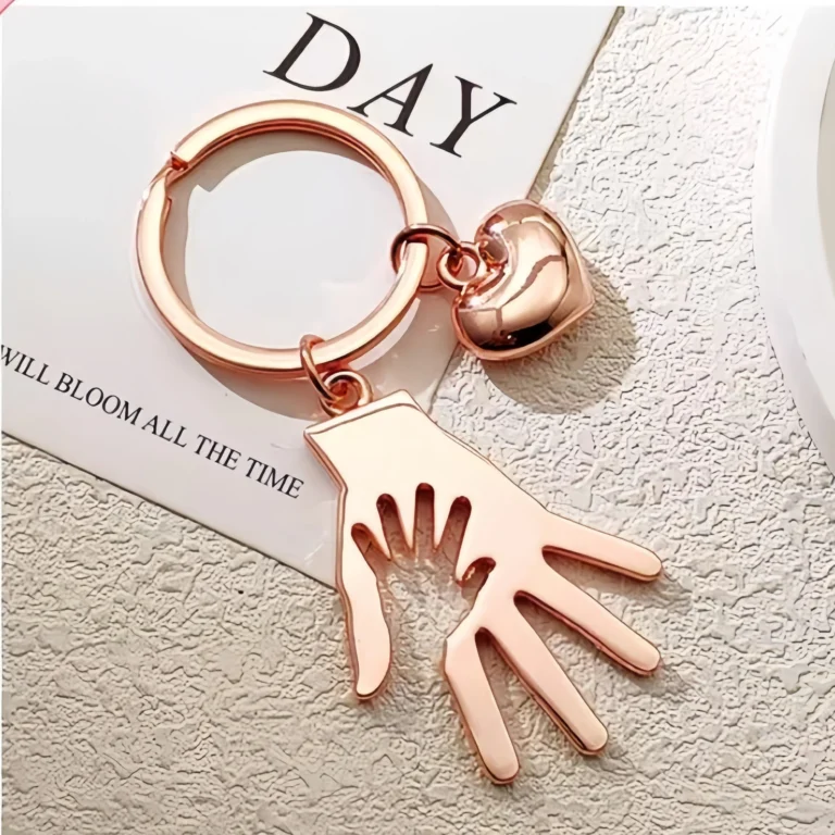 Custom Buy Rose Gold Couple Keychains & Keyrings Usage Scenarios- CustomBlitz