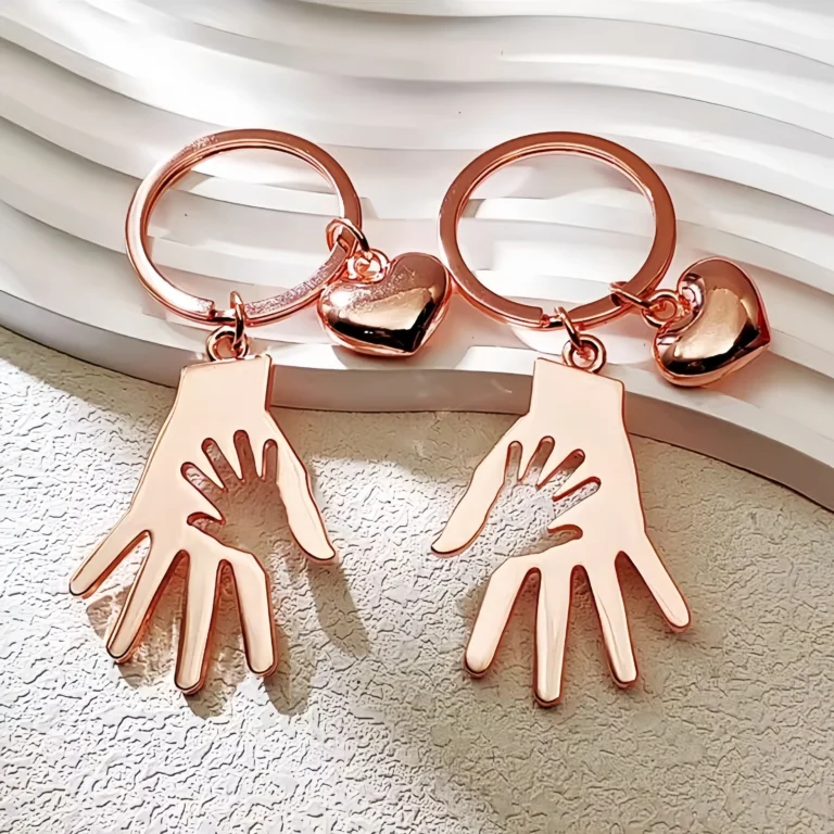 Custom Buy Rose Gold Couple Keychains & Keyrings Usage Scenarios- CustomBlitz