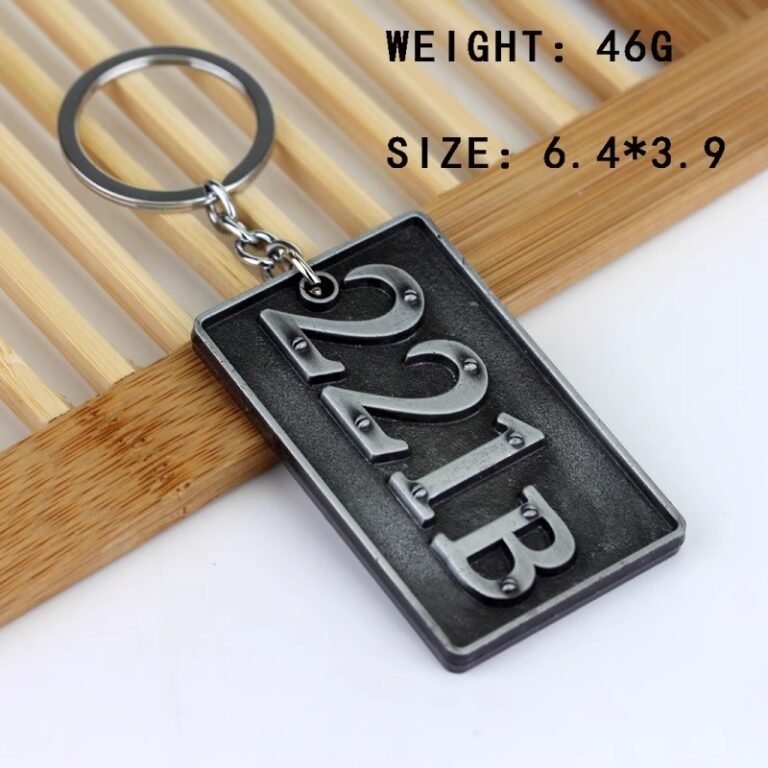 Custom Buy 221B Keychains & Keyrings Size- CustomBlitz