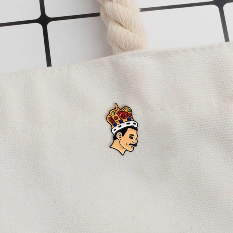 Custom Buy Freddie Mercury Crown Pins Badge Usage Scenarios- CustomBlitz