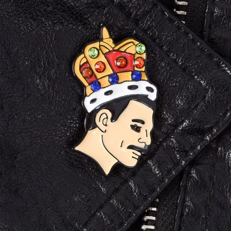 Custom Buy Freddie Mercury Crown Pins Badge Usage Scenarios- CustomBlitz