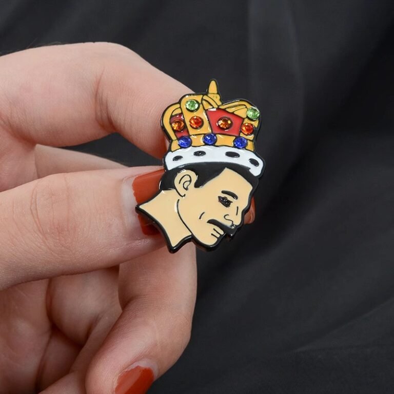 Custom Buy Freddie Mercury Crown Pins Badge Usage Scenarios- CustomBlitz