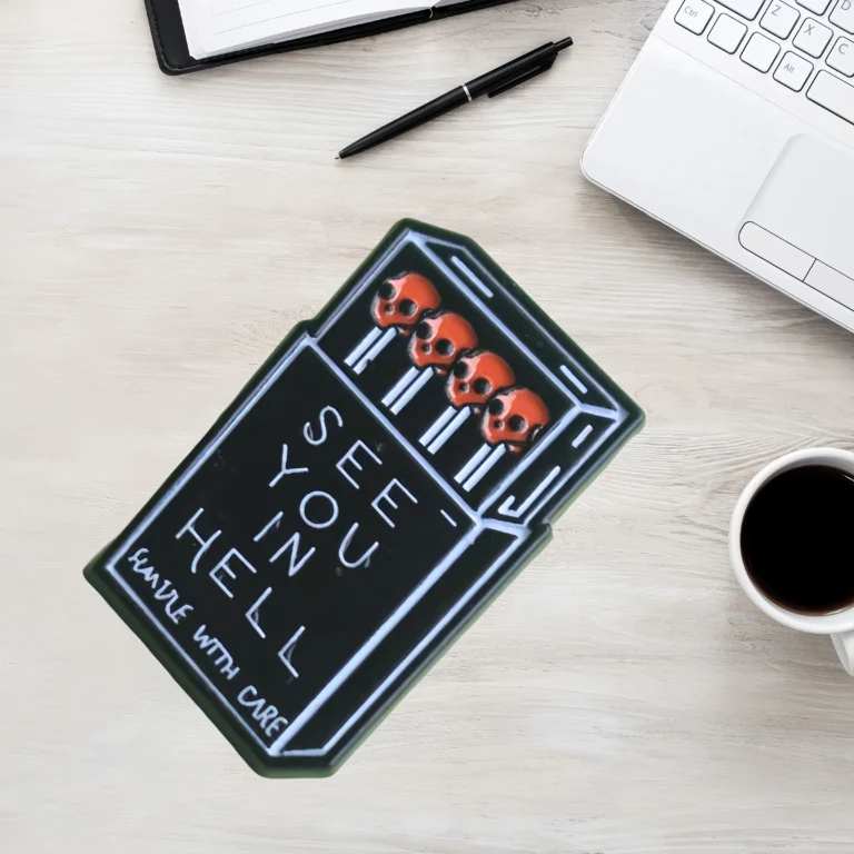 Custom Buy Skull Matchbox pins badge Usage Scenarios- CustomBlitz