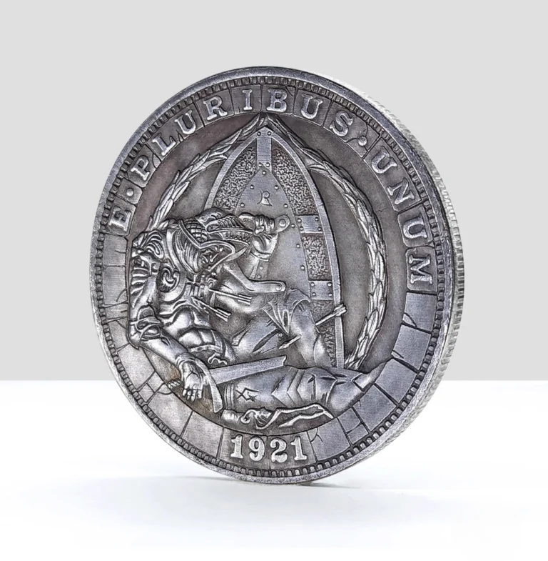 Custom Buy Fallen Warrior Challenge Coins - CustomBlitz.com