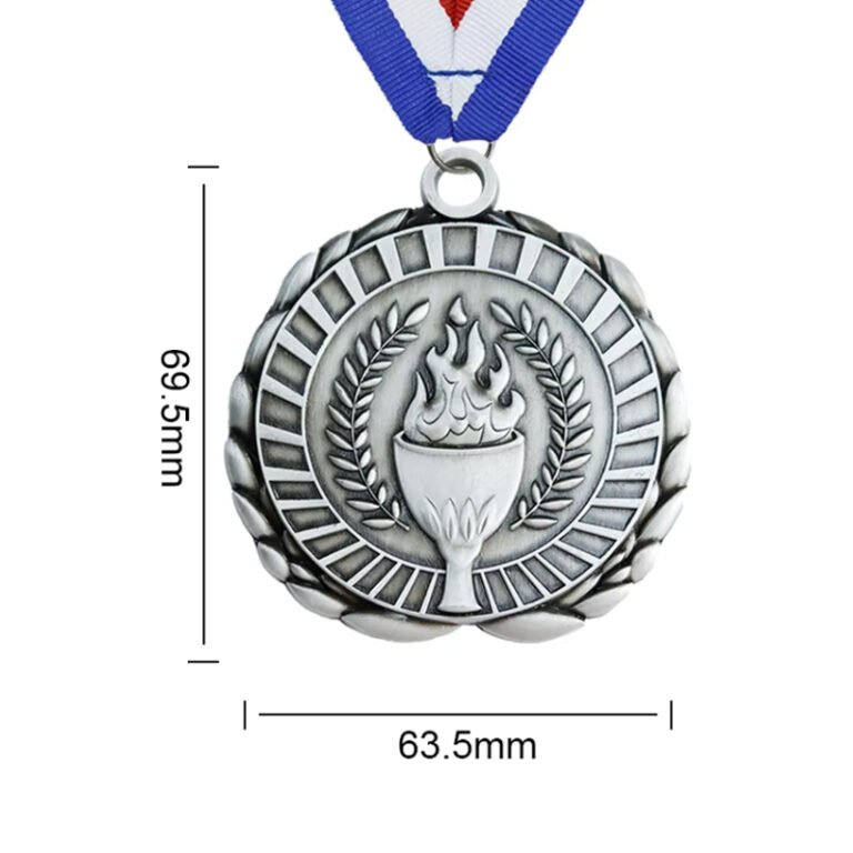 Custom Buy Torch Flame Medals  Size- CustomBlitz