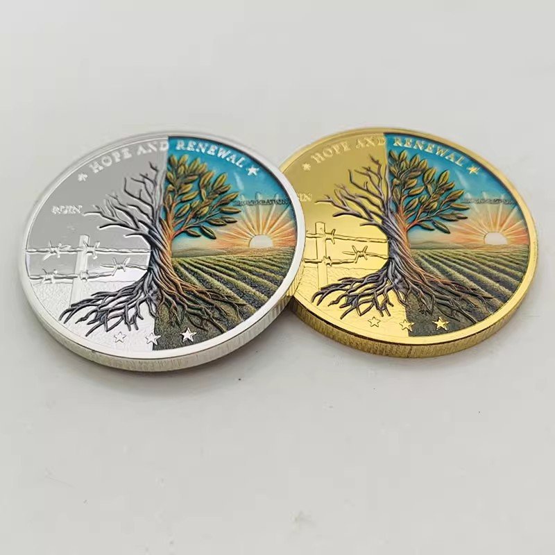 Custom Buy Hope and Renewal Challenge Coins Usage Scenarios- CustomBlitz.com