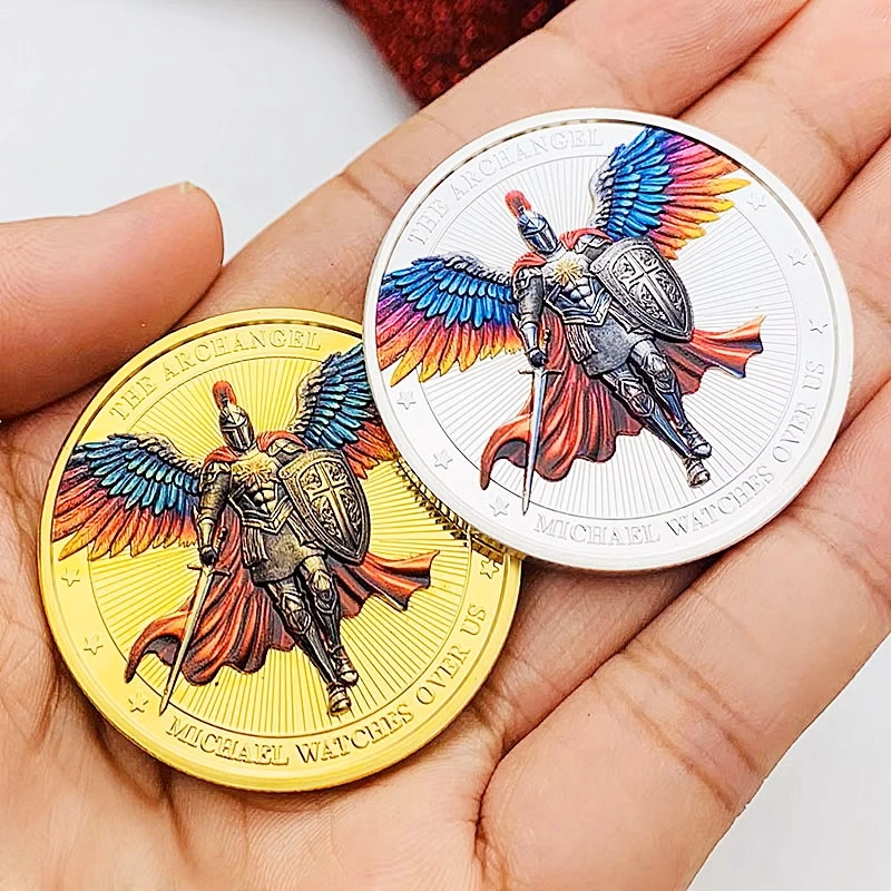 Custom Buy Archangel Michael Challenge Coins Usage Scenarios- CustomBlitz.com