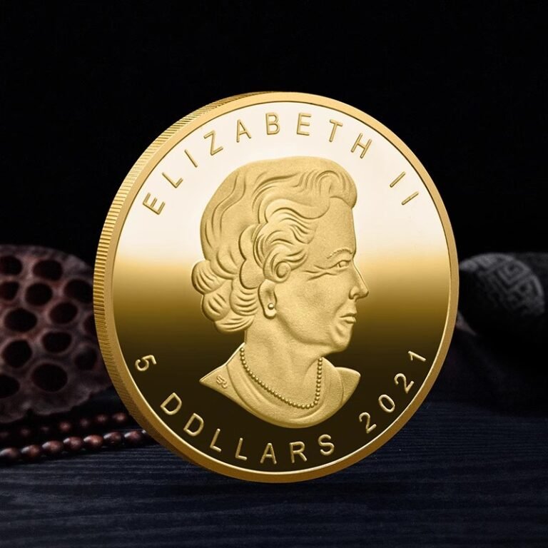 Custom Buy Maple Leaf Challenge Coins - CustomBlitz.com
