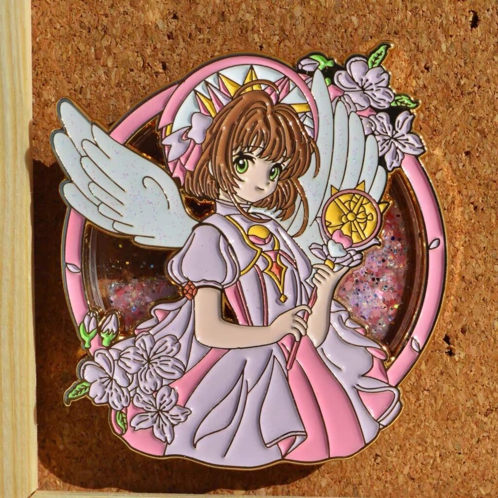 Custom Glitter Enamel Pins 9