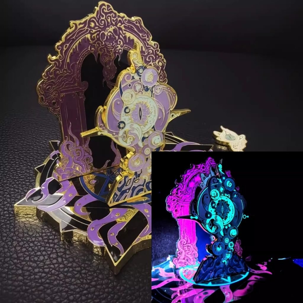 Custom glow in the dark cosmic horror pins - CustomBlitz.com