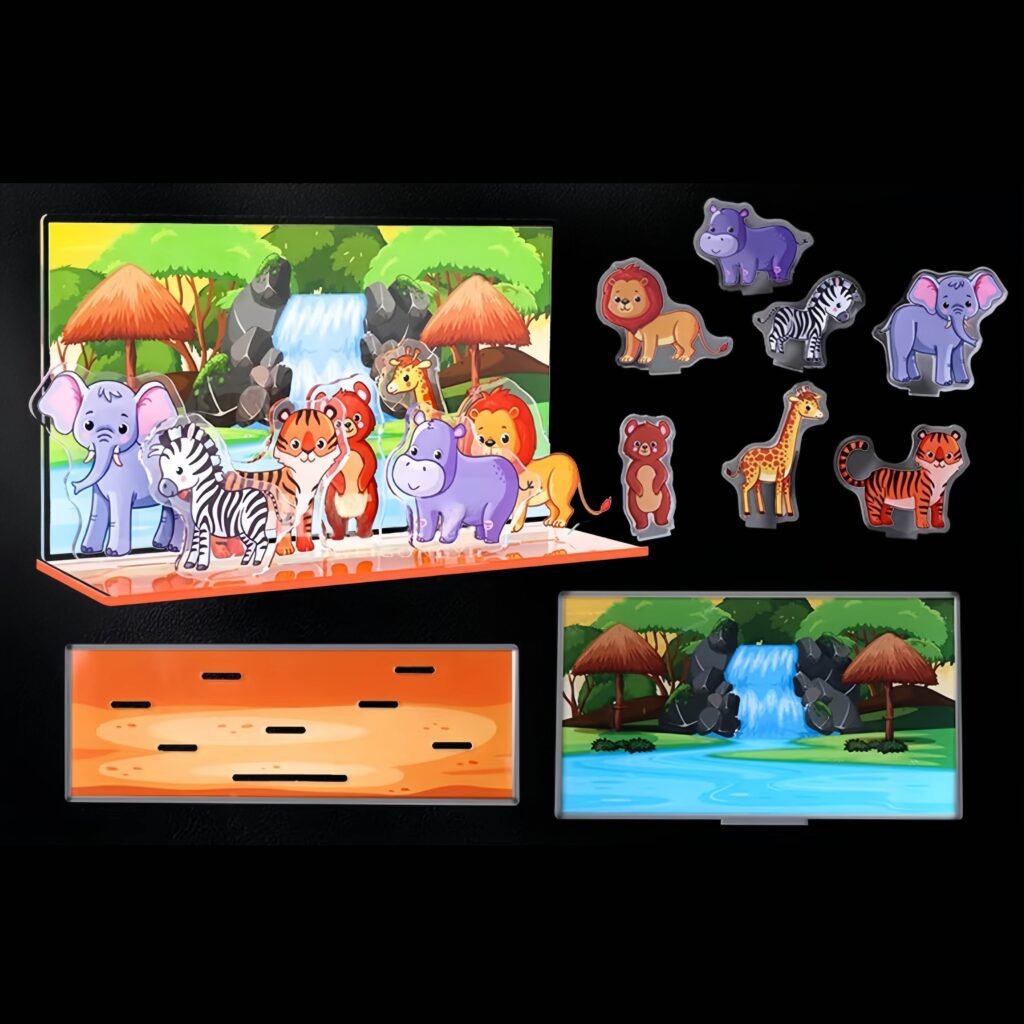 Custom Animal Arcrylic Pins Set